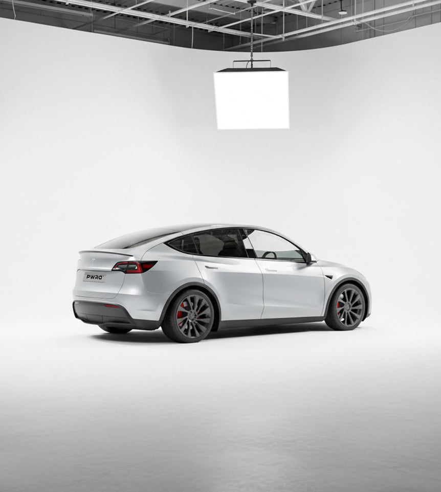 Lowered Tesla Model Y Lowering Springs