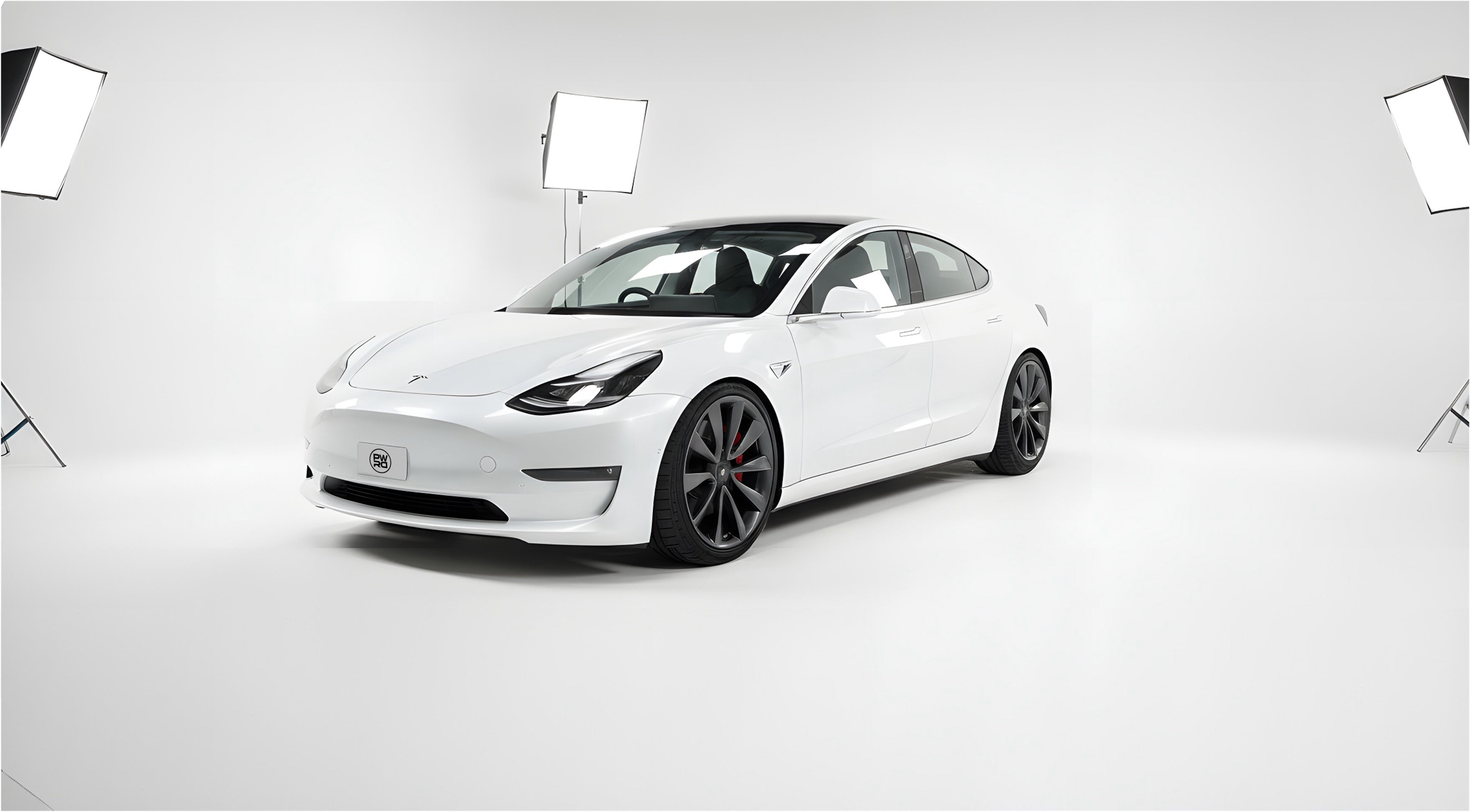 Tesla Model 3 Lowered with Lowering Springs