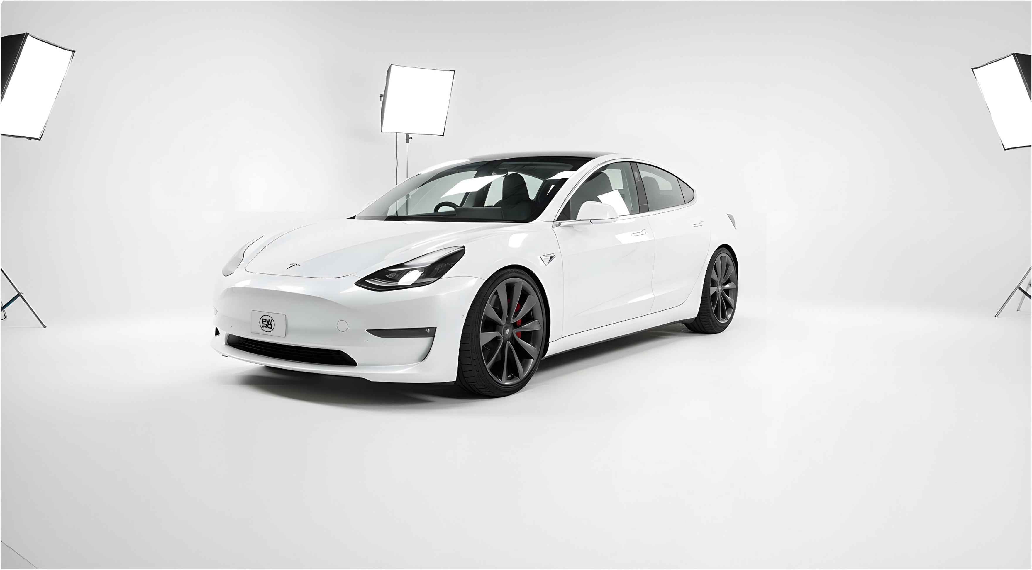 Tesla Model 3 Lowered with Lowering Springs