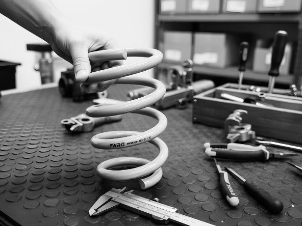 PWRD Tesla Model 3 Lowering Springs in Development