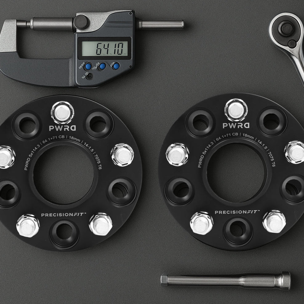 PWRD Wheel-Spacers for Tesla Model 3 & Model Y