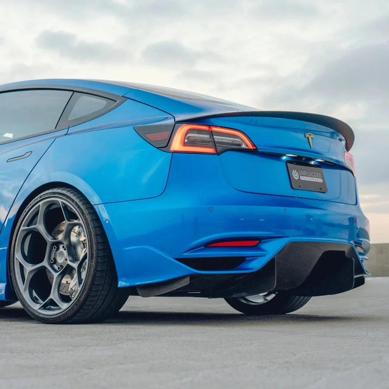 Ascension Rear Bumper and Diffuser System for Model 3