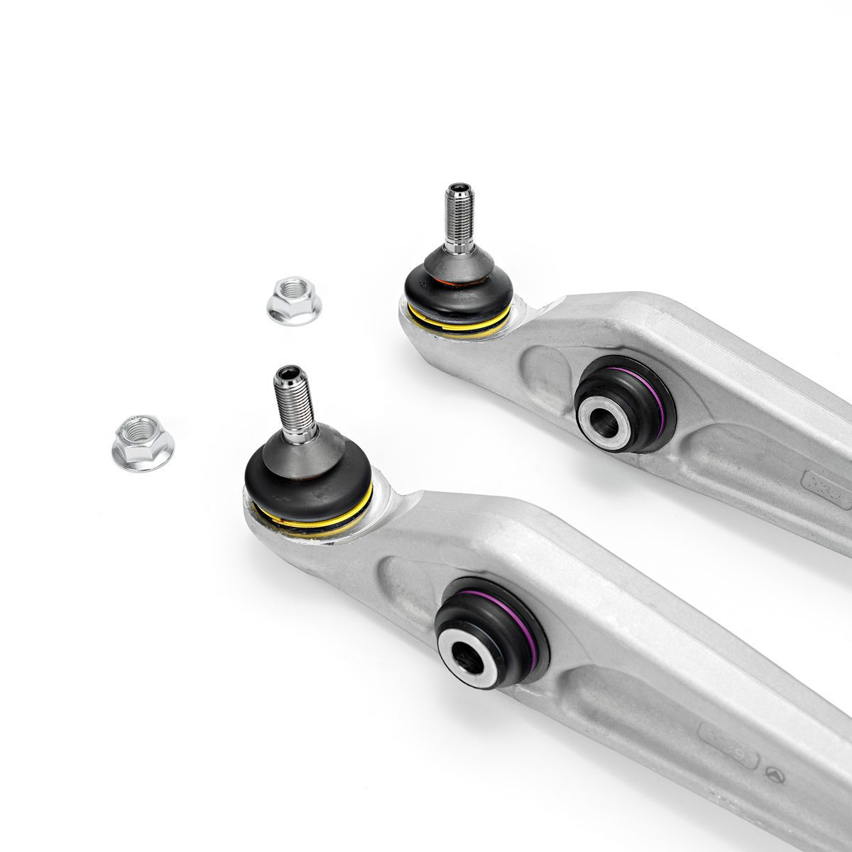 Front Lower Lateral Fore Arms with Spherical Bushings for Model Y