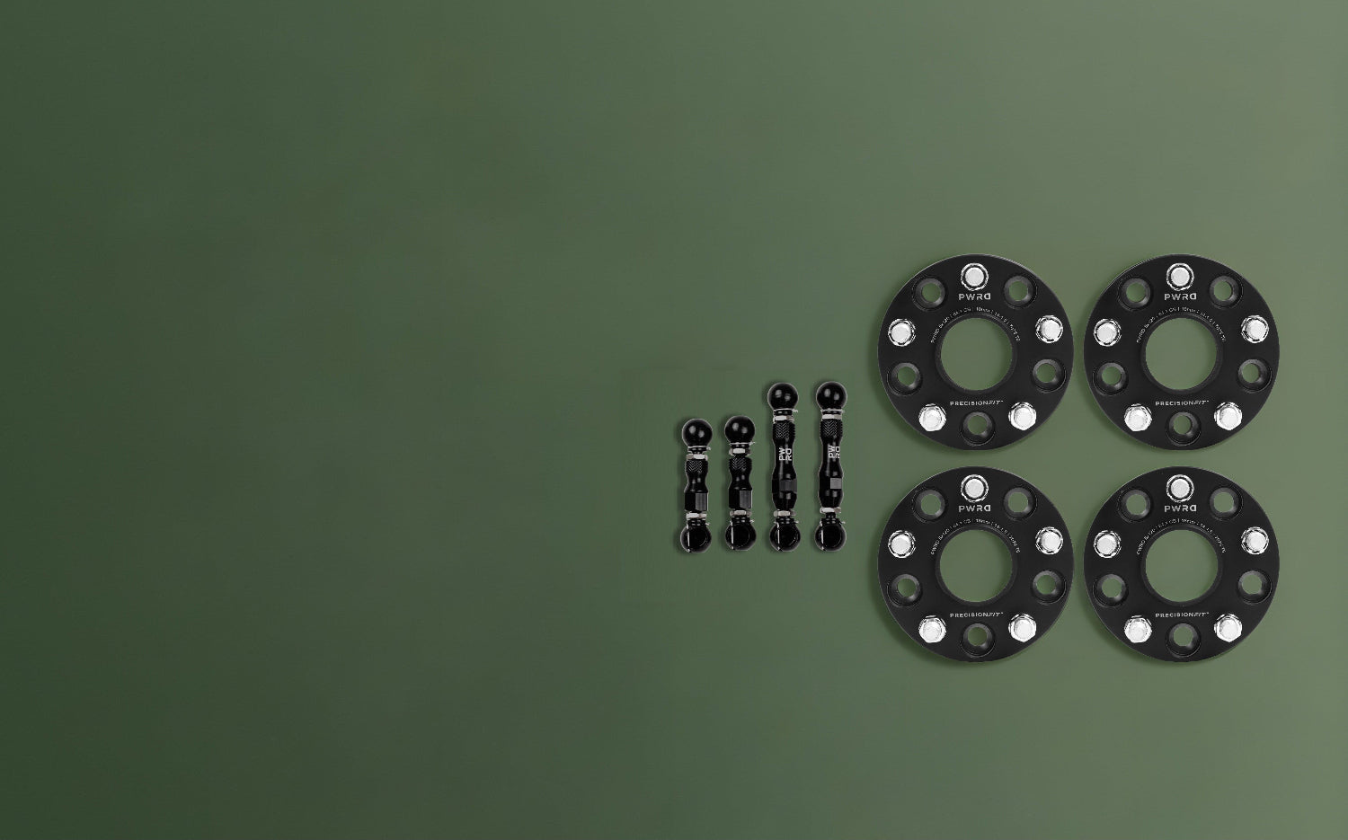 Tesla Model S & Model X Stance Pack. Wheel Spacers & Lowering Links