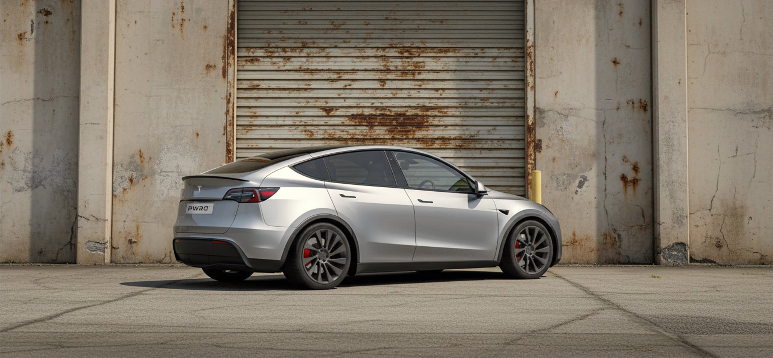 Tesla Model Y Lowered plus Wheel Spacers