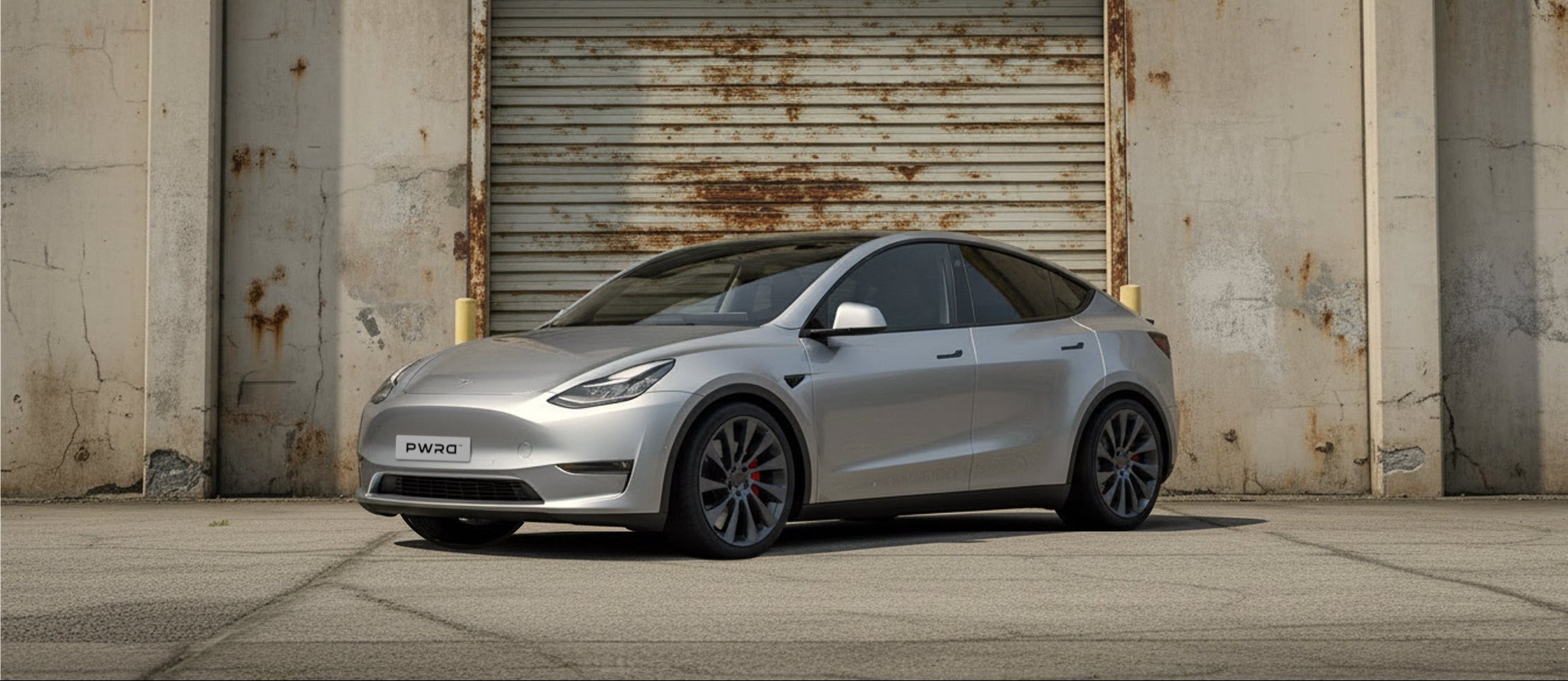 Lowered Tesla Model Y Wheel Spacers