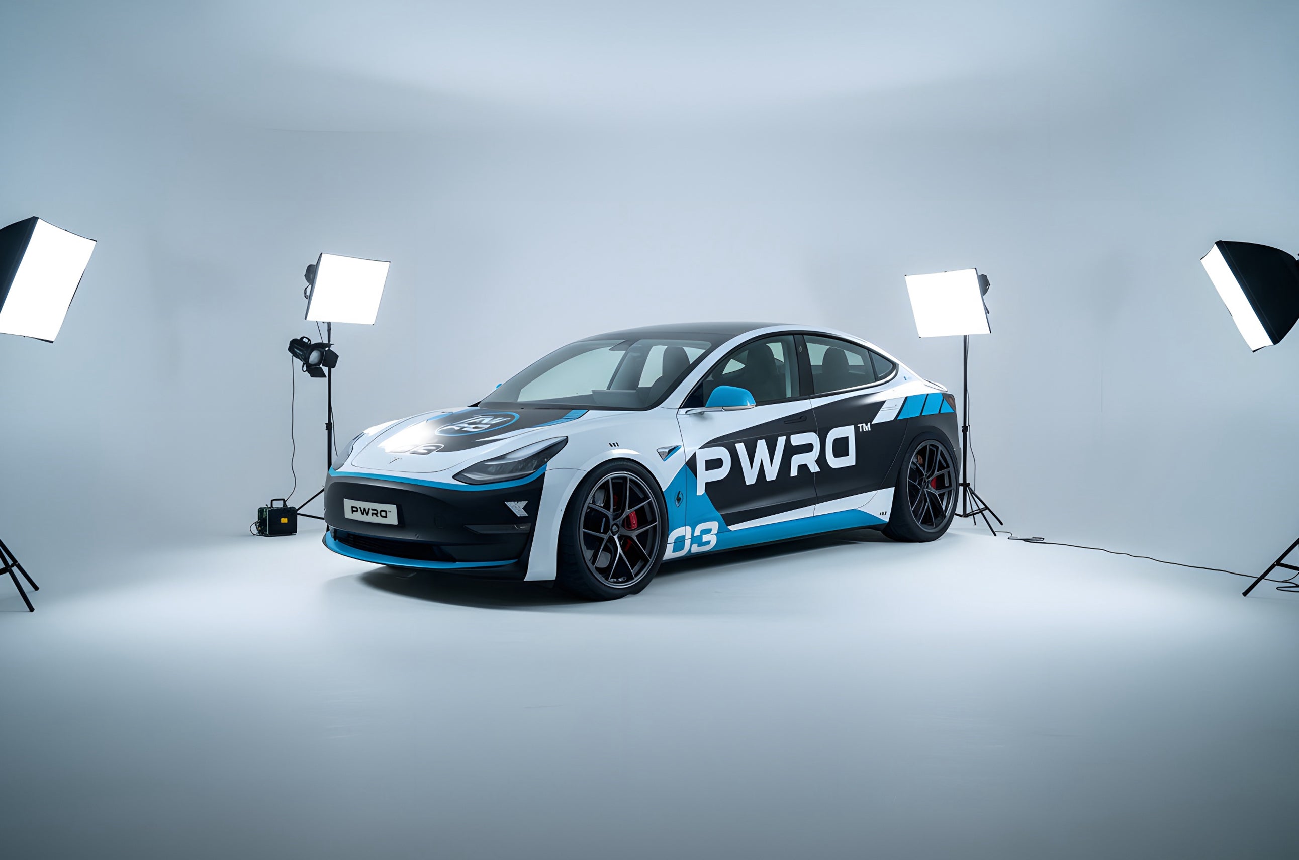 Modified Tesla Model 3 Performance 