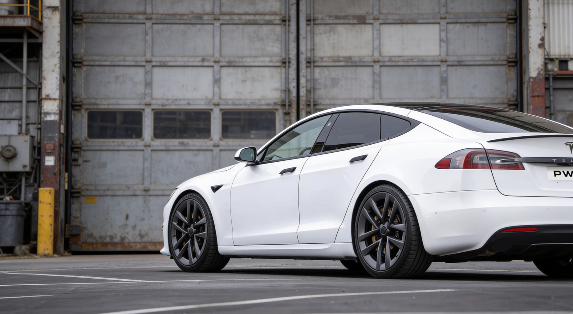 Tesla Model S Stance Pack. Wheel Spacers & Lowering Links