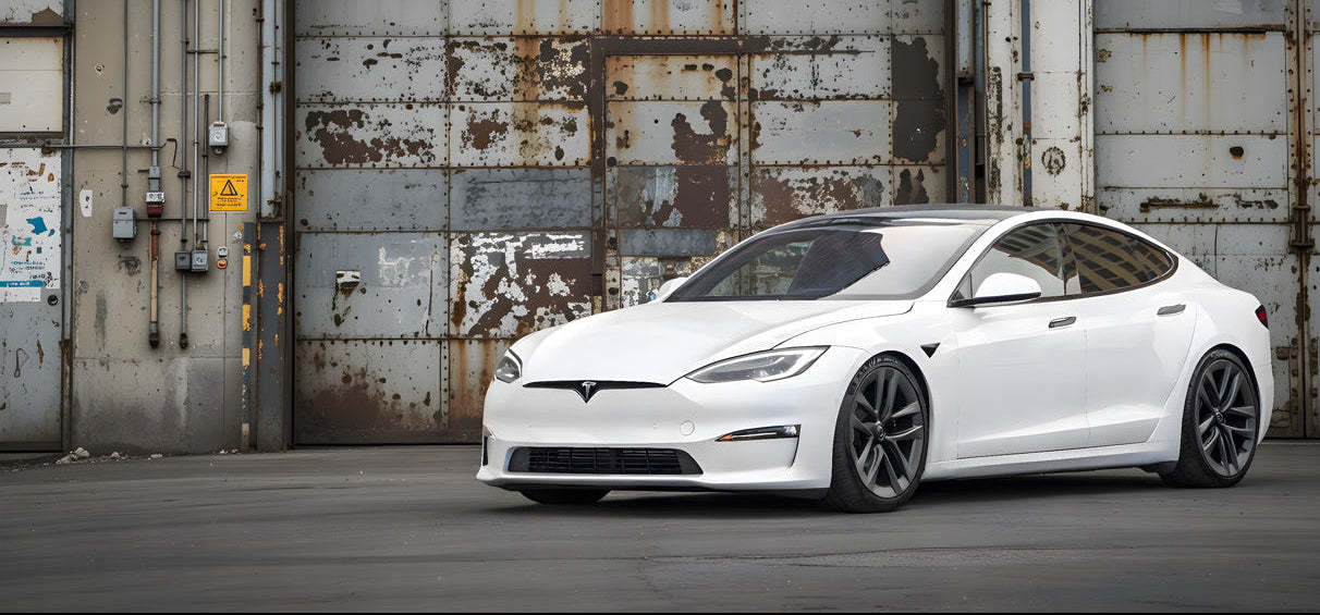 Tesla Model S Stance Pack. Wheel Spacers & Lowering Links